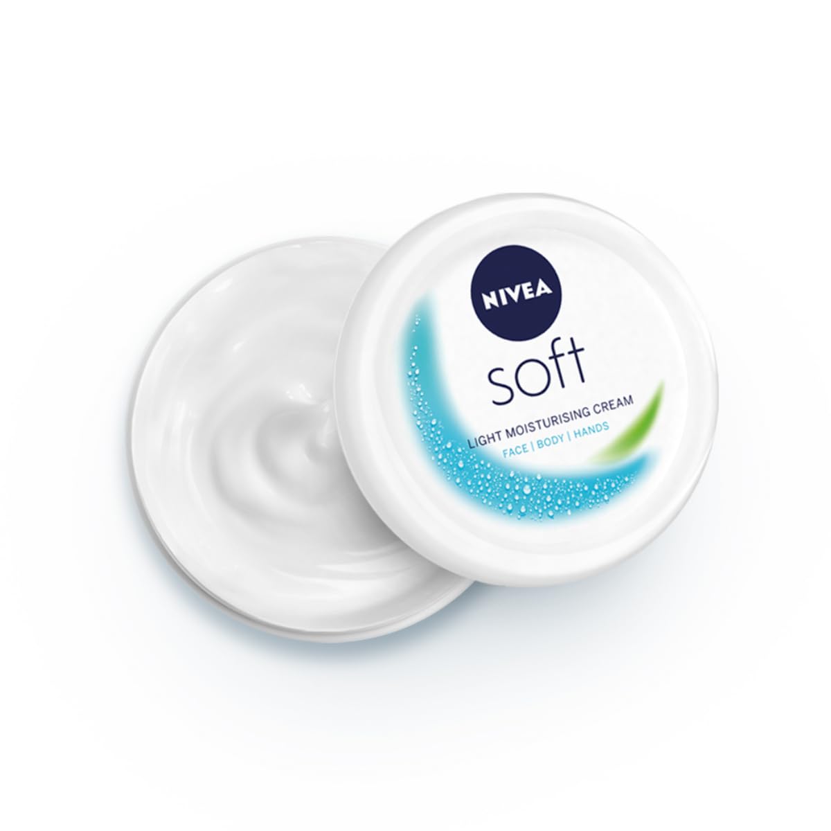 NIVEA Soft Refreshingly Soft Moisturizing Cream, Multipack, 3 x 6.8 OZ