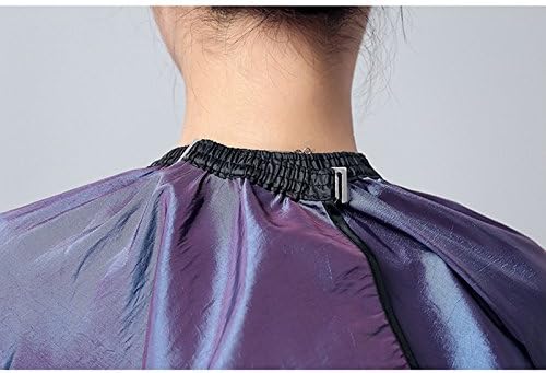 OLizee Hair Cutting Cape with Sleeves, Water-Resistant Salon Barber Cape Gown for Adults, Haircut Hairdressing Apron with Adjustable Neck Closure, 57 x 63 in, (White)