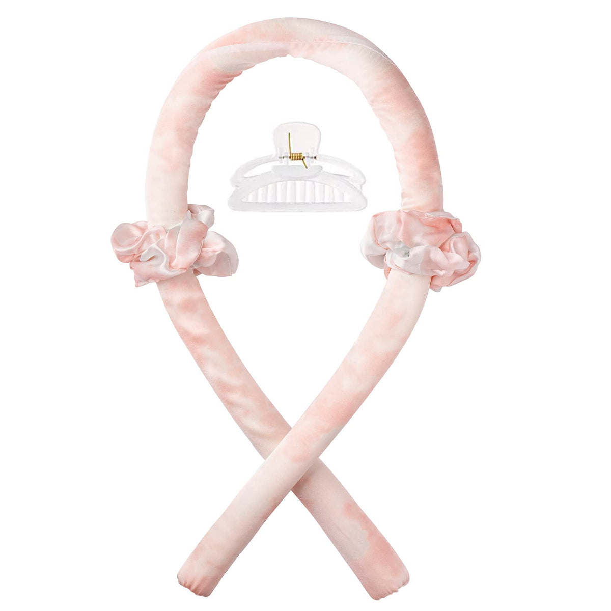 CORATED Heatless Curling Rod Headband, Hair Curlers to Sleep In, No Heat Curl with Hair Clips, Sleeping Curls Silk Ribbon Rollers for Long Hair
