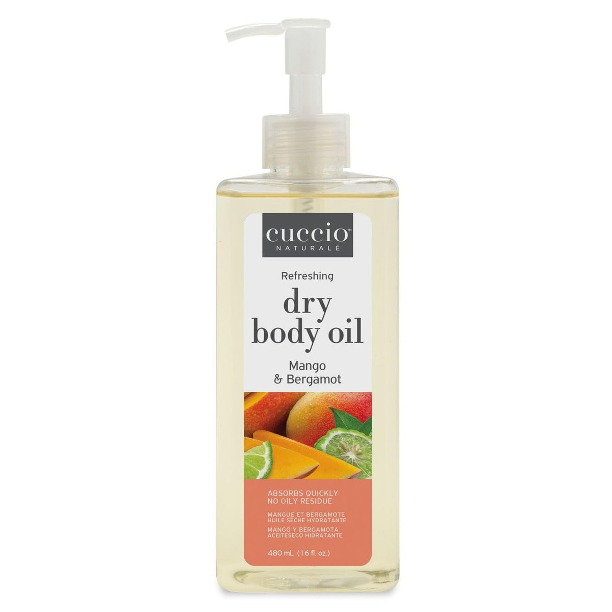 Cuccio Naturale Hydrating Dry Body Oil – Hawthorn & Wild Daisy, Fast‑Absorbing Non‑Greasy Moisturizer for Soft Radiant Skin, 15 fl oz