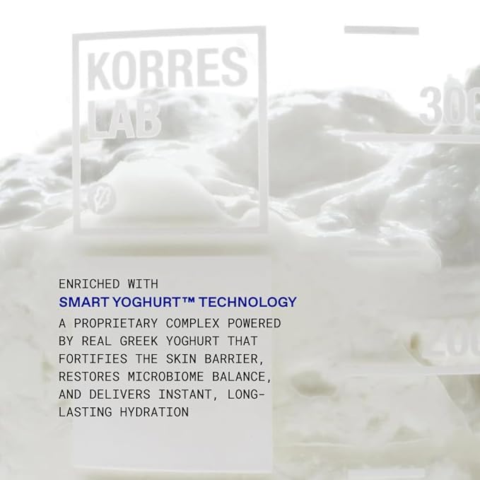 KORRES Protein Facial Kit, 4-Step Ritual with Greek Yoghurt Foaming Cleanser, Probiotic Super Serum, Wide Awake Under Eye Gel, & Probiotic Gel Cream, 4 Full Size Products