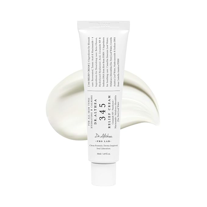 Dr.Althea 345 Relief Cream, Korean Skincare, 1.69 Fl Oz (Ver.2 - Pack of 1)