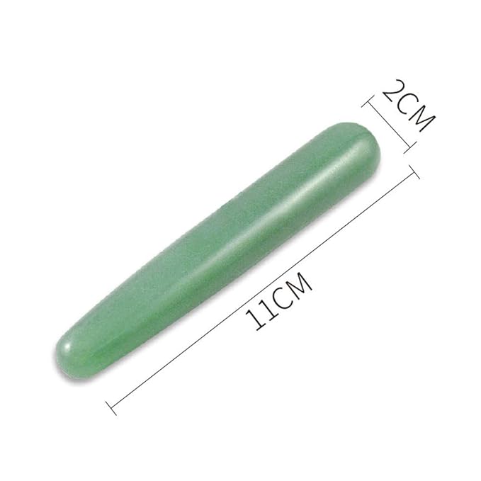 TOP SEWING Gua Sha Massage Tools Jade Manual Stick Deep Tissue Natural Facial Tool for Full Body Meridian Pain Relief