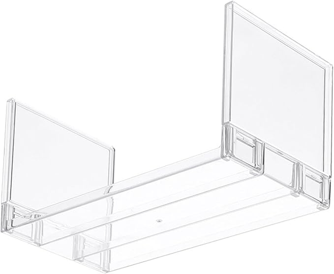 Multi Purpose Layered Fridge Rack Space Saving Kitchen Organiser Shelf Accessory Transparency Cosmetics Desktop Stand Layered Refrigerator Divider
