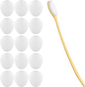 Heigble 15 Pcs Replacement Pads for Back Lotion Applicator for Your Lotion Wand Self Adhesive Replacement Pads (No Applicator)