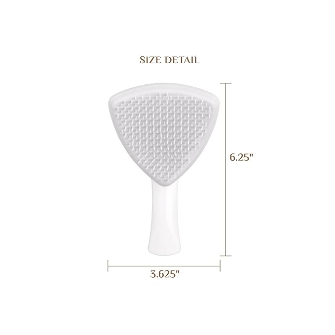 Cricket Ultra Smooth Coconut Detangling Brush for Wet, Dry Hair Anti-Frizz Detangler Shower Hairbrush with Coconut Oil and Keratin Protein Infused Plastic for All Hair Types