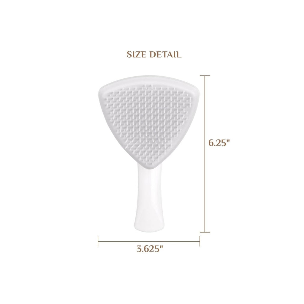 Cricket Ultra Smooth Coconut Detangling Brush for Wet, Dry Hair Anti-Frizz Detangler Shower Hairbrush with Coconut Oil and Keratin Protein Infused Plastic for All Hair Types