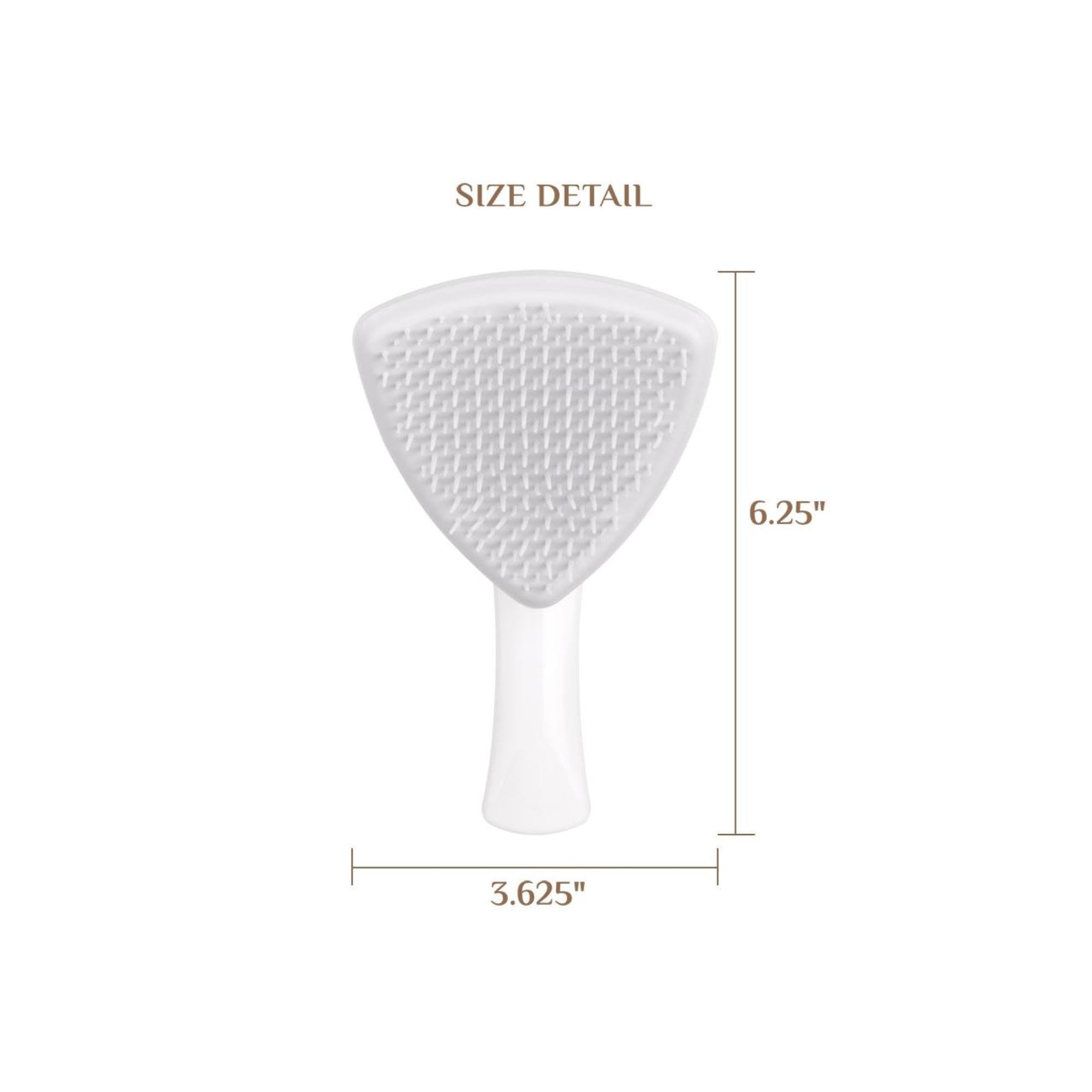 Cricket Ultra Smooth Coconut Detangling Brush for Wet, Dry Hair Anti-Frizz Detangler Shower Hairbrush with Coconut Oil and Keratin Protein Infused Plastic for All Hair Types
