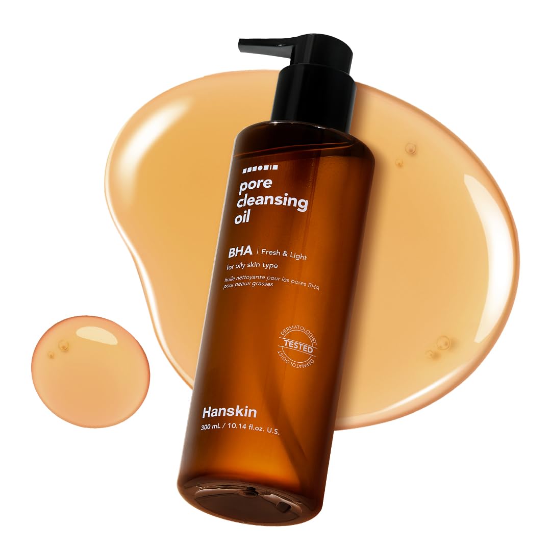 Hanskin Large Size 10.14 fl oz BHA Pore Cleansing Oil for Oily Skin