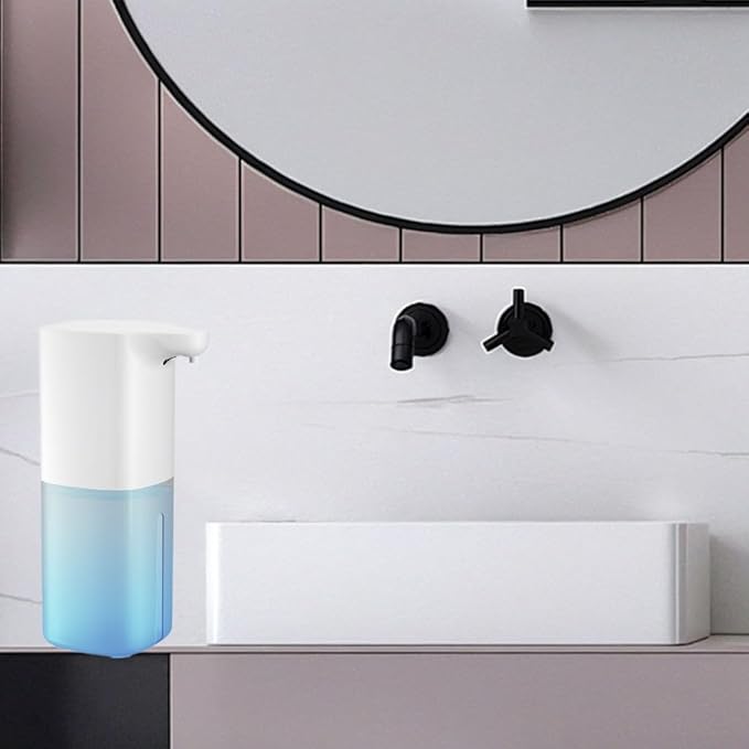 Automatic Foaming Soap Dispenser, Rechargeable, 11.8oz Touchless with Motion Sensor for Bathroom, Kitchen, F1818