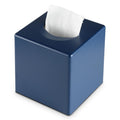 Y-in Hand Tissue Box Cover, Square Facial Cube Tissue Box Holder, Storage Accessories for Bathroom Vanity, Bedroom Countertops, Dressers, Night Stand, Parlors and Offices - Navy Blue