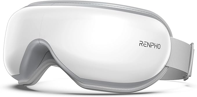 RENPHO Eyeris 1V Eye Massager with Voice Control, FSA Eligible HSA, Heated Smart Eye Mask with Bluetooth Music for Dry Eyes, Birthday Gifts for Women & Men, Graduation Gifts for Students