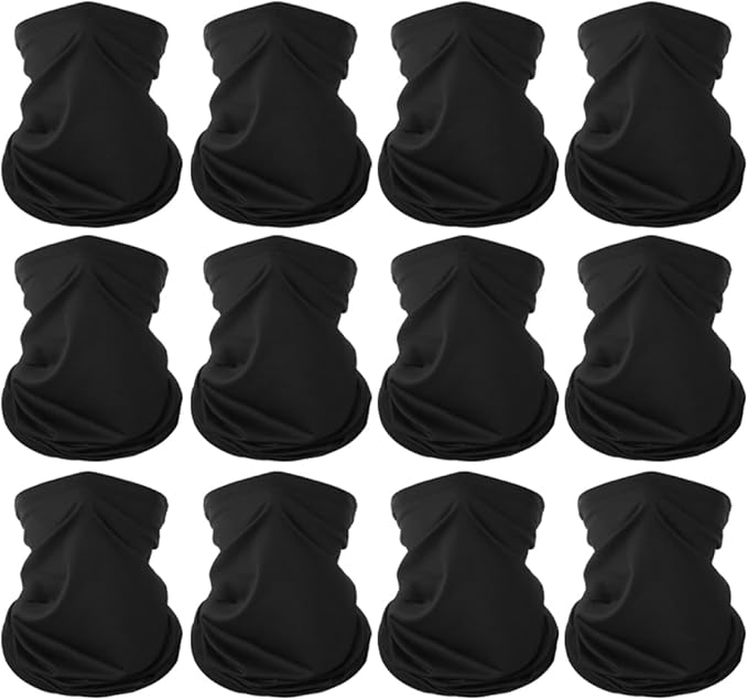 6 Pieces Summer Face Cover Scarf Mens Neck Gaiter For Men Women UV Protection Face Breathable Sun Protection Cycling Running