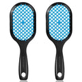 Aussumy Vented Detangling Hair Brush - 2 Pack Detangler Hairbrush for Effortless Tangle Removal - Ultra-Soft Bristles -For Natural Curly Straight Wet Dry Damaged Hair for Women Men Kids