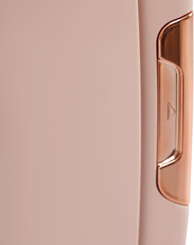 Ginelm 12L Skincare Fridge with Cooling & Heating, Ultra Quiet (<20dB) Cosmetic Refrigerator for Bedroom, Pink Mini Fridge for Skincare Products, Portable Makeup Fridge with Car/Home Use