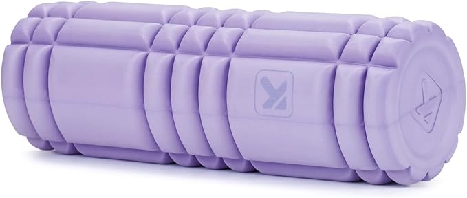 TriggerPoint CORE Foam Massage Roller with Softer Compression for Exercise, Deep Tissue and Muscle Recovery - Relieves Muscle Pain & Tightness, Improves Mobility & Circulation (12''), Lavender