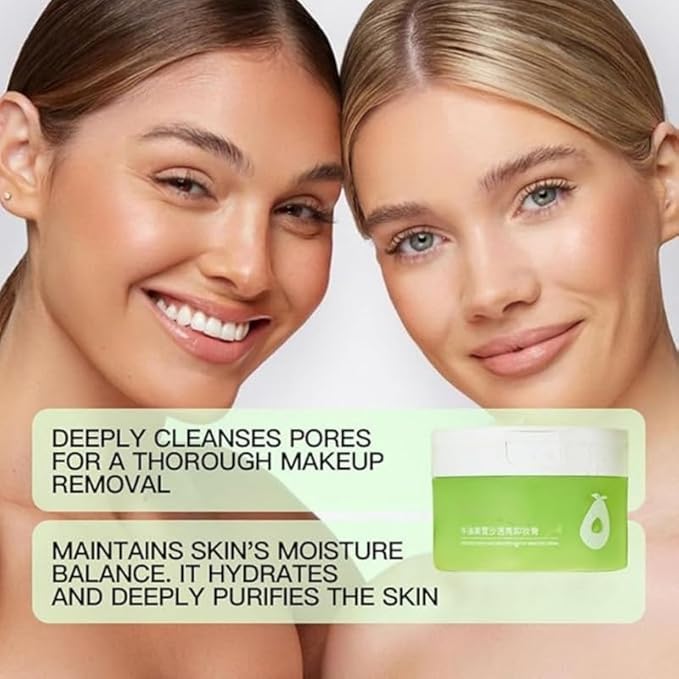 GANBADEI Makeup Cleaning Balm, Cleansing Balm Makeup Remover, Deep Cleaning, Makeup Cleansing Balm for Waterproof Eye Face Lip Makeup, Makeup Melting Cleansing Balm 100g