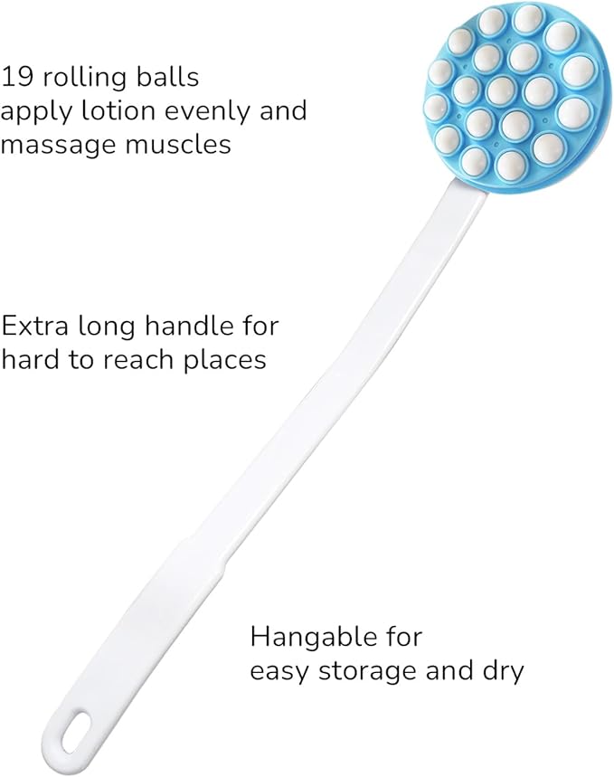 UMOPPHIX Lotion Applicator for Back, Back Lotion Applicator for Women Elderly, Long Handled Back Lotion Applicators for Your Back, Easy Reach Self Apply Body Lotion, Cream Moisturizer, Sunscreen