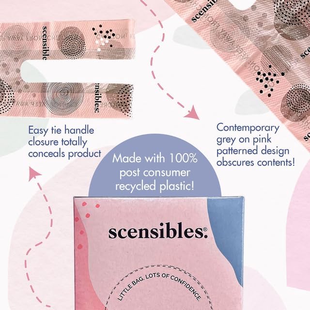 Personal Care Disposal Bags (150 Count, Pack of 3) - for Tampons, Pads, Liners, Condoms & More - Discreet, Hygienic & Odor-Reducing Disposal Solution
