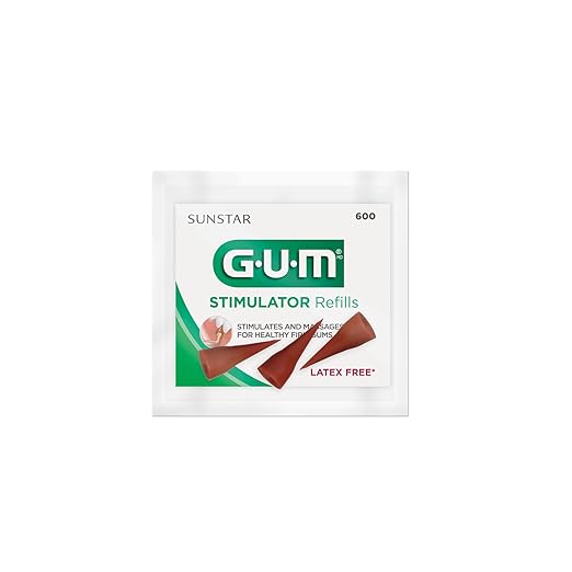 GUM Stimulator Refill, 600PB, Compatible with the Stimulator Permanent Handle, Professional Sample, 3 Count (Pack of 36)