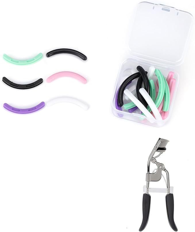 Eyelash Curler Refills Compatible with e.l.f.,24PCS,Silicone