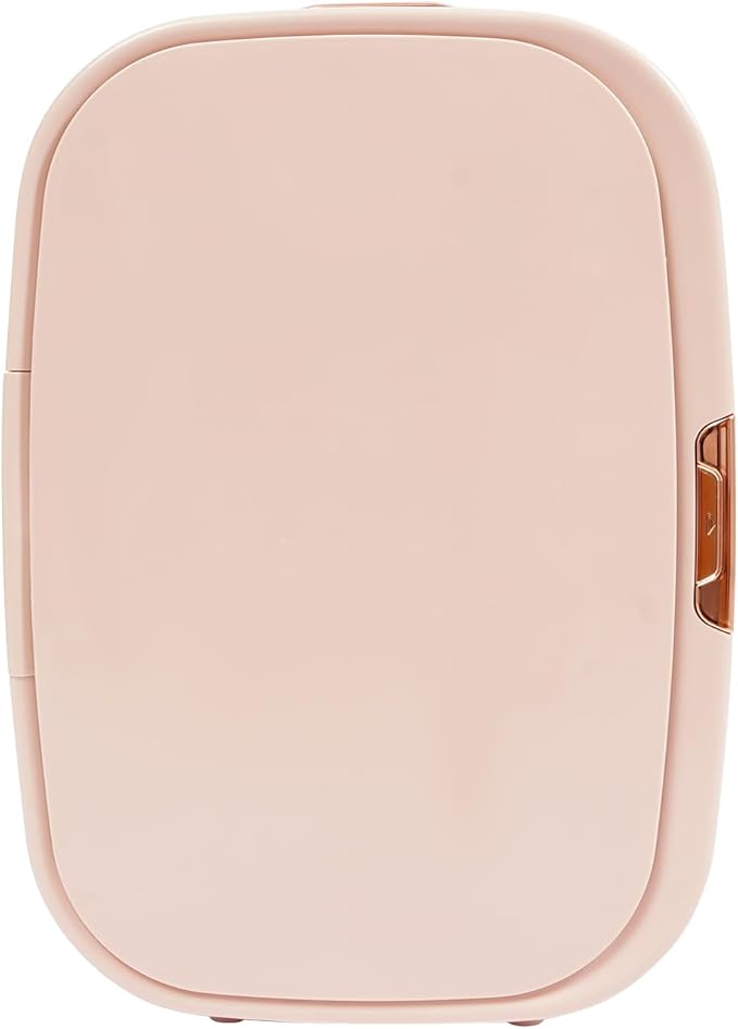 GUIAFUHYE 12L Beauty Fridge-50W/48W Dual-Function Cooling/Heating Cosmetic Refrigerator with Smart Thermostat, Compact Mini Skincare Fridge, Low Noise Operation (Pink)