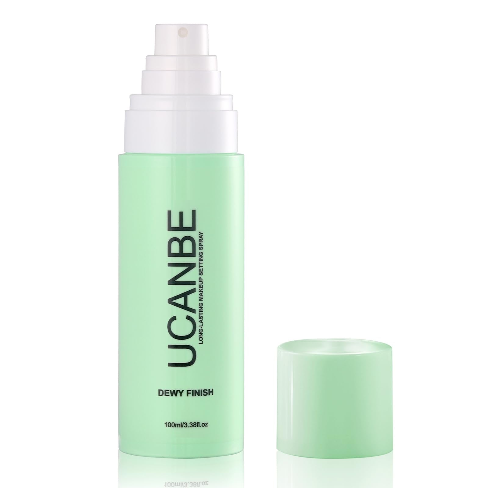 UCANBE Makeup Setting Spray, Dewy Finishing Spray for Makeup, Long Lasting Make Up Spray, Fast Drying Setting Mist for Fresh Dewy Makeup Look, 3.38 Fl Oz