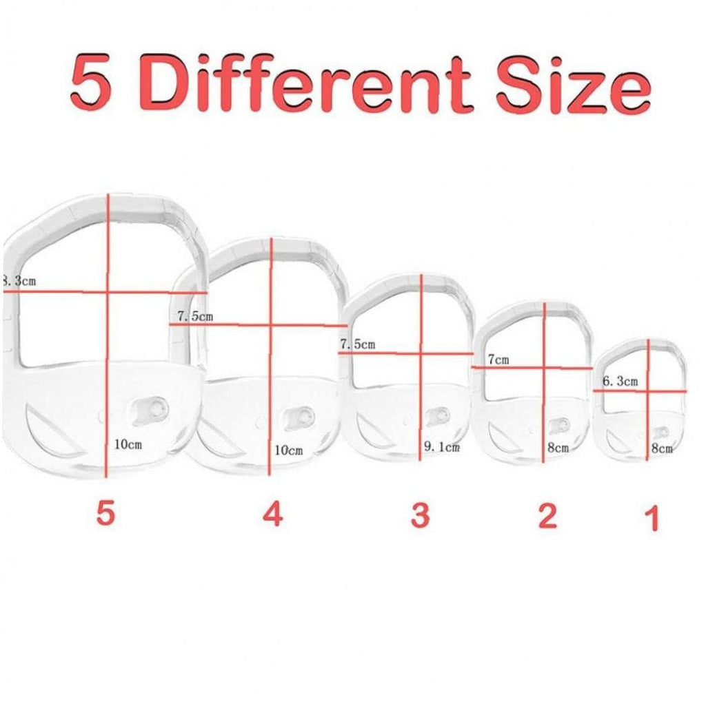 5pcs/Set Beard Shaper Men Beard Shaping Tool Mustache Styling Comb Stencil Hair Trimming Template Beard Grooming Guide Gift