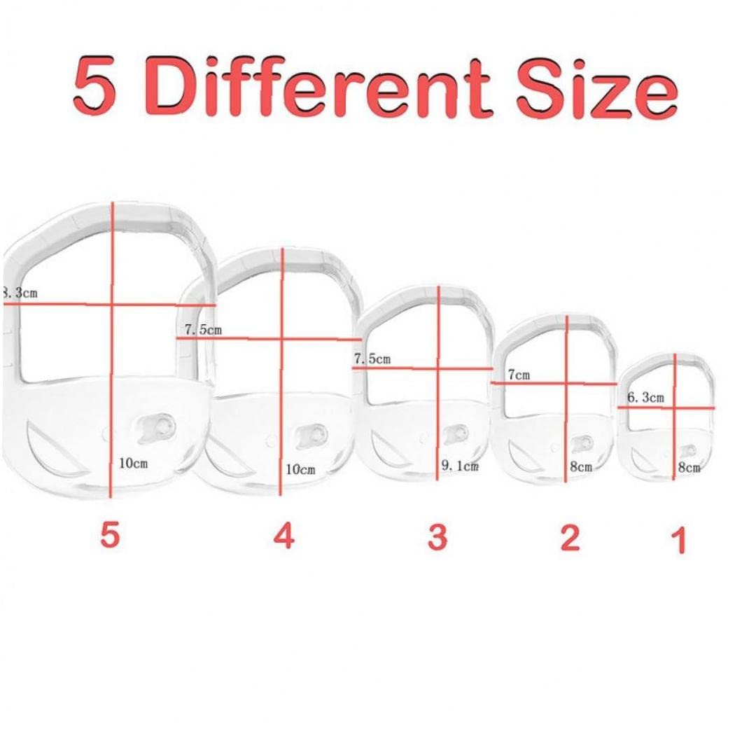 5pcs/Set Beard Shaper Men Beard Shaping Tool Mustache Styling Comb Stencil Hair Trimming Template Beard Grooming Guide Gift