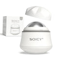 Ice Roller for Face and Eyes Body, Facial Ice Roller 360° Rotating Stainless Steel Ball Face Massager Fitness Cryosphere for Reduces Puffiness, Redness and Pain, Beauty Skin Care Tools