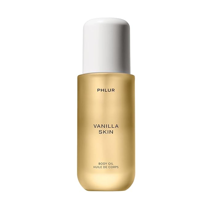 PHLUR Vanilla Skin Body Oil, 4 Oz – Vanilla, Pink Pepper & Sandalwood