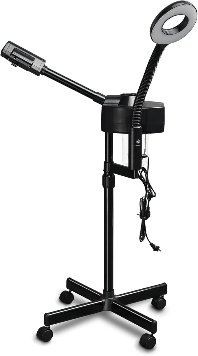 Winado 2 in 1 Professional Facial Steamer with 5X Lamp and Touch Screen