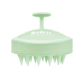 HEETA Scalp Massager Hair Growth, Soft Silicone Scalp Scrubber Shampoo Brush for Exfoliation, Dandruff Removal Head Massage Stress Relax, Wet & Dry Use for Thick Thin Curly Hair Care, Lime Green