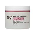 No7 Restore & Renew Multi Action Face & Neck Cream - Anti Aging Face Moisturizer with SPF 30 - Helps to Firm & Hydrate Crepey Skin - Formulated with Hyaluronic Acid, Peptides & Ceramides (1.69 Oz)