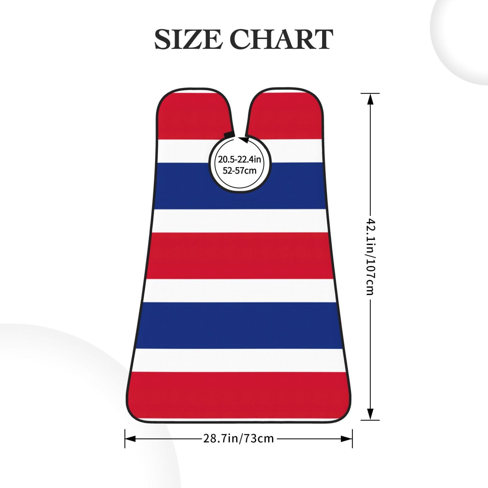YQxwJL Flag Of Costa Rica Print Beard Bib Shaving Apron, Beard Hair Trimming Cape Gift For Dad