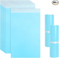 Disposable Sanitary Bags for Feminine Products, Pack of 200, Self-Adhesive Sealing, Odor Reducing, Discreet Disposal of Pads, Tampons, Liners (Light Blue)