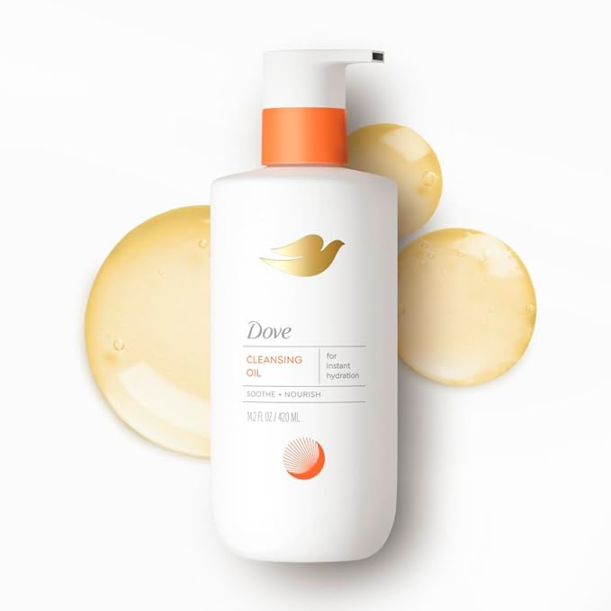 Dove Shower Body Oil Wash for Women, 14.2 oz | Ultra moisturizing oil-to-lather body wash that helps soothe dry, itchy skin and support the skin barrier