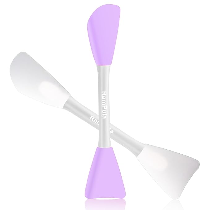 Rampula Jelly Brush For Face Mask, Silicone Facial Mud Mask Brush, Hairless Body Lotion And Butter Applicator, Clay Face Mask Brush, Great Facial Essentials, Moisturizer Applicator & Skincare Brushes