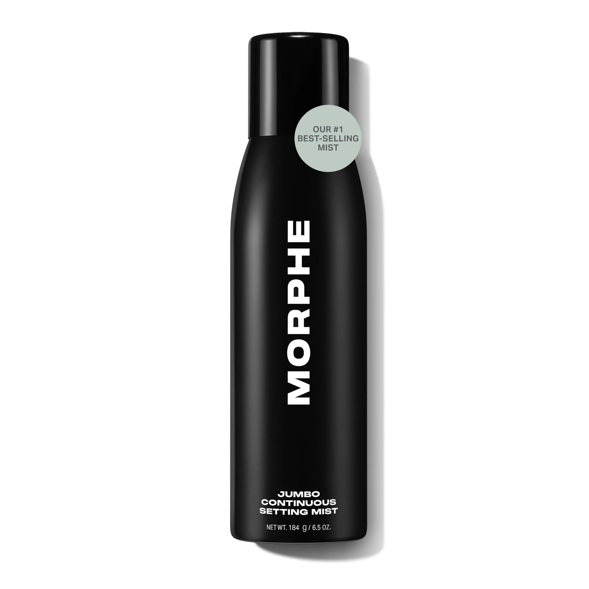 Morphe Jumbo Continuous Setting Spray - Micro-Fine Makeup Setting Spray with a Natural Radiant Finish - Helps Makeup Resist Caking or Fading & Increases Wear of Foundation (6.5 fl oz)