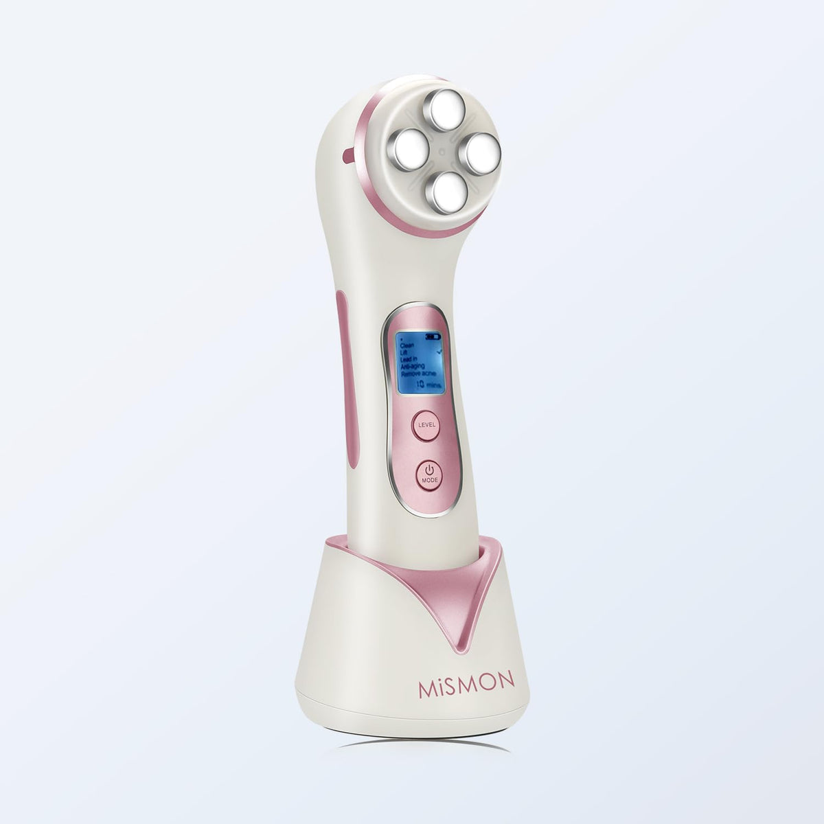 MiSMON High Frequency Facial Machine Light Theraphy Micro-Current Device, 5 in 1 Multifunctional Facial Massager for Face