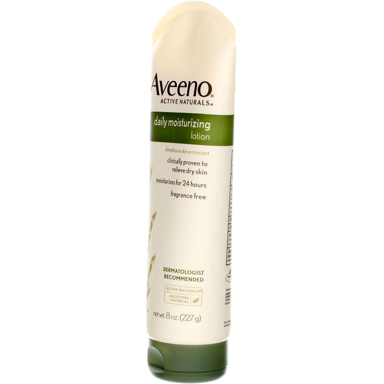 Aveeno Daily Moisturizing Body Lotion with Soothing Oat and Rich Emollients to Nourish Dry Skin, Fragrance-Free, 8 fl. oz (Pack of 2)