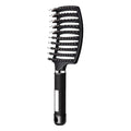 Magical Ultra Detangling Brush for Wet or Dry Hair, Detangler Brush, Fast Drying Styling Massage Hairbrush for Men, Women and Kids (Black)