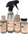 Horse Gallop Glitter Gift Set, 4 Items - Hoof Polish, Body Glitter, Mane and Tail Gel, Shimmer Body Spray (Silver)