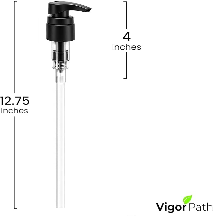 Universal Shampoo/Conditioner Dispenser Pump for Bottles, Leak Proof, Pump Top Fits 1 L/33.8 oz Bottles, 28/410 Neck Size, (Variety Pack of 2)