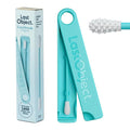 LastSwab® Reusable Cotton Swabs & Reusable Q-Tips - Washable Silicone Ear Swabs, Ear Cleaner & Wax Removal Tool - Eco-Friendly Zero Waste Single-Use Qtips Alternative - Travel Case Holder - Turquoise