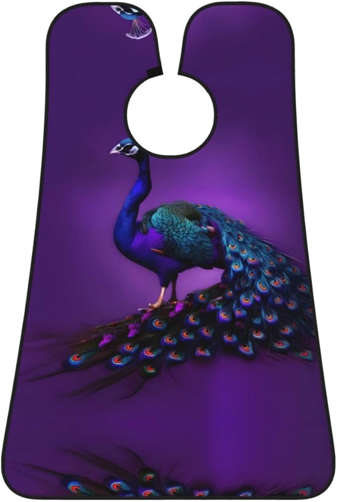 Tahiti Beach Print Beard Bib Shaving Apron, Beard Hair Trimming Cape Gift For Dad