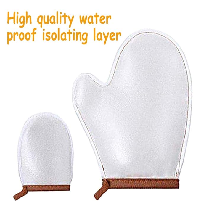 ANSPHIE 5 Pack Self Tanning Mitt Applicator Tanning Mitts Self Tanner Kit, Self Tanner Mitt Applicator Sunless Tanner Mitt Self Tanning Glove for Self Tan Mitt Applicator Self Tanner Mit Tanner Glove