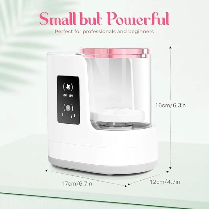 BRISEL 3-in-1 Electric Makeup Brush Cleaner & Dryer Machine, Automatic Cosmetic Brush Washer, USB Powered with LED, Deep Cleaning & Fast Drying, Fits All Makeup Brushes & Sponges