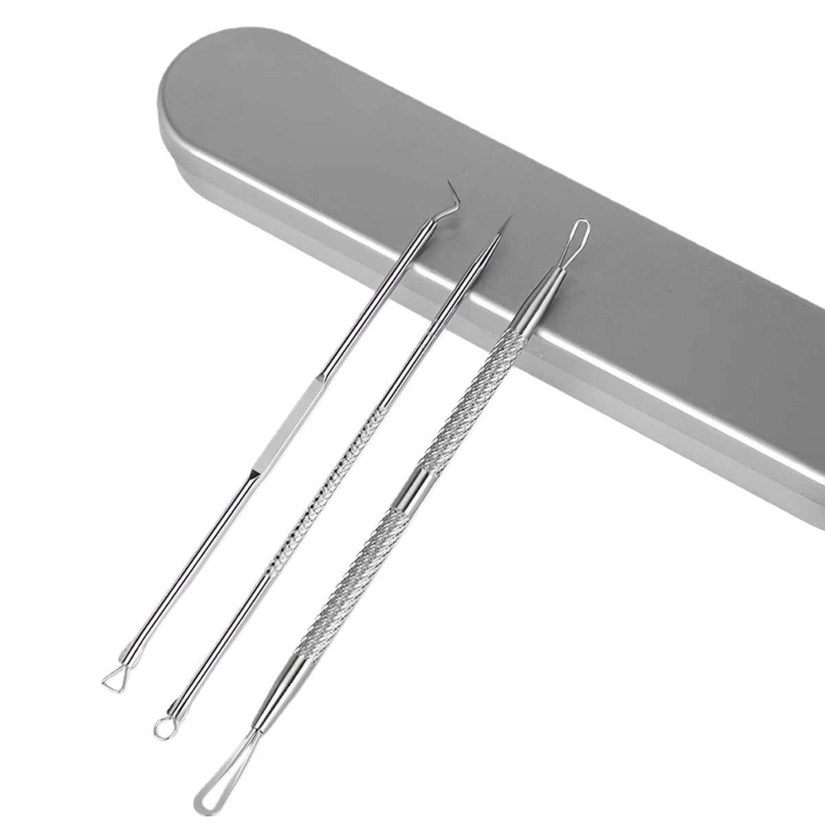 7 Pcs Blackhead Remover Comedone Extractor, Acne Removal Kit, Manual Pimple Popper Tool for Quick and Easy Removal of Pimples, Blackheads on Forehead, Facial and Nose (7 Pack)