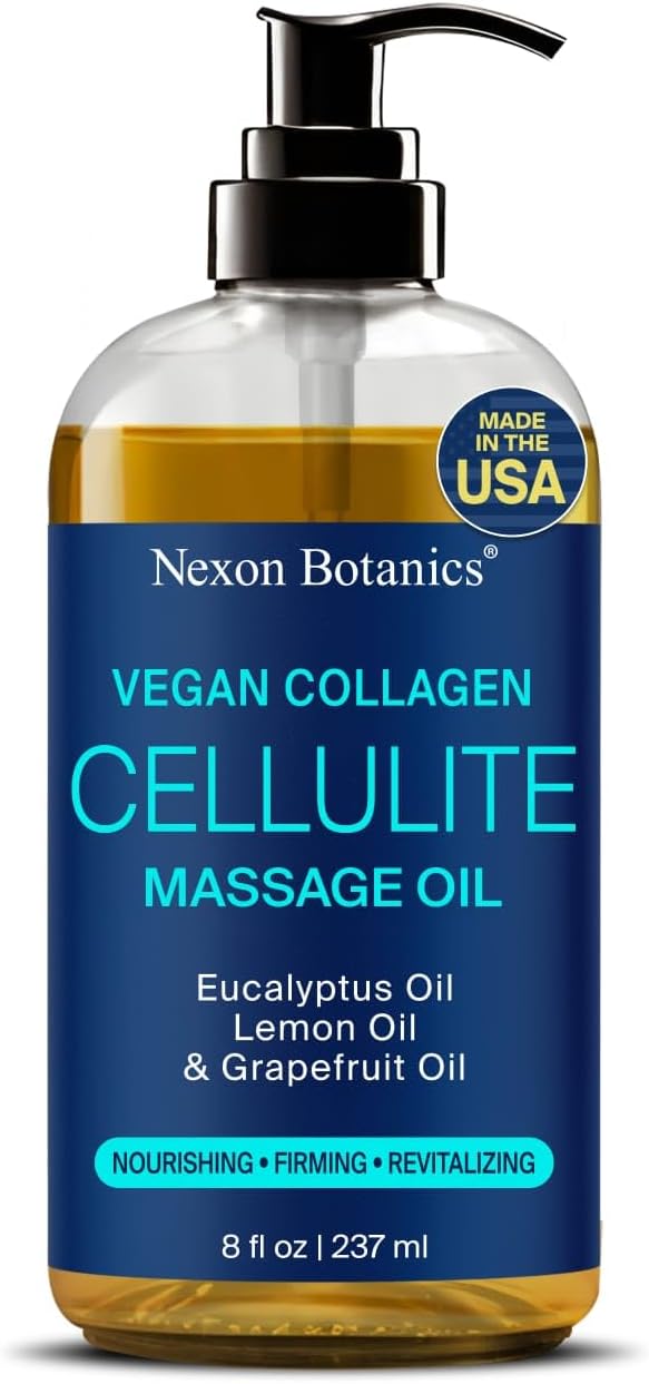 Anti-Cellulite Massage Oil for Massage Therapy & Gua Sha 8 fl oz
